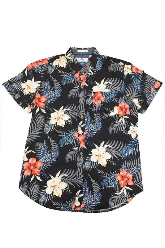 Men's Floral Hawaiian Button Down Casual Shirt - Shop Style & More | Fresh Looks, Everyday Deals & Free Shipping
