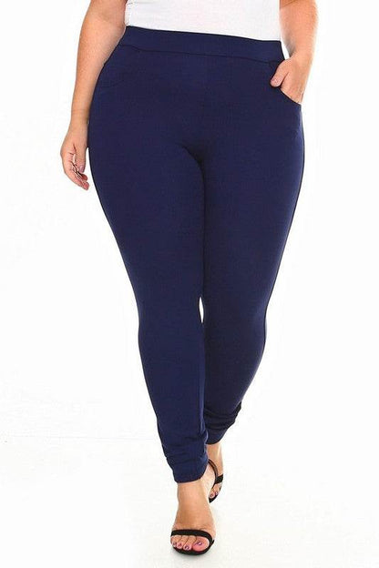 Lady's Plus Size Ponte Pants - PLUS SIZE - Shop Style & More | Fresh Looks, Everyday Deals & Free Shipping