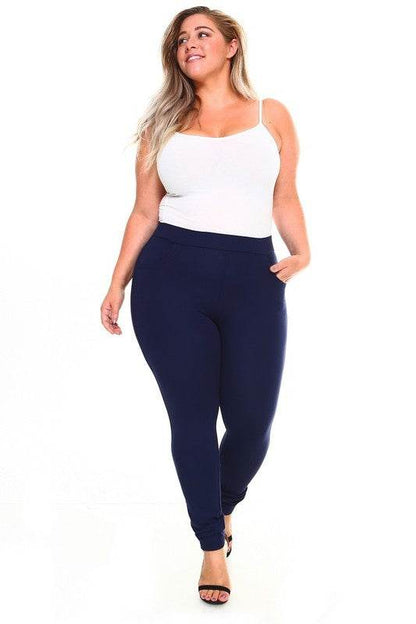 Lady's Plus Size Ponte Pants - PLUS SIZE - Shop Style & More | Fresh Looks, Everyday Deals & Free Shipping