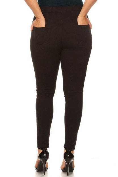 Lady's Plus Size Ponte Pants - PLUS SIZE - Shop Style & More | Fresh Looks, Everyday Deals & Free Shipping