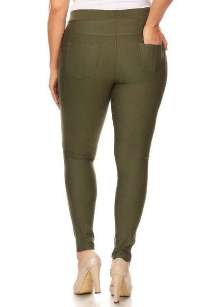 Lady's Plus Size Ponte Pants - PLUS SIZE - Shop Style & More | Fresh Looks, Everyday Deals & Free Shipping
