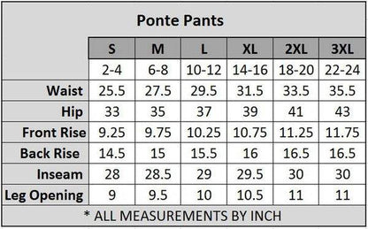 Lady's Plus Size Ponte Pants - PLUS SIZE - Shop Style & More | Fresh Looks, Everyday Deals & Free Shipping