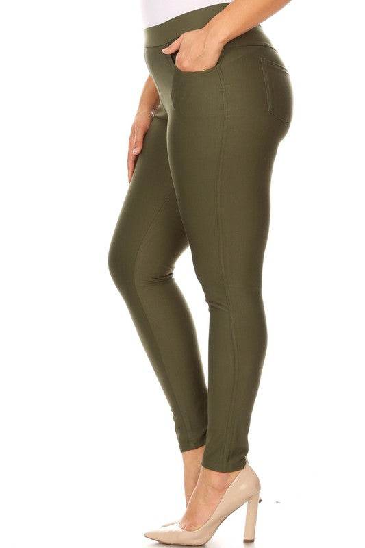 Lady's Plus Size Ponte Pants - PLUS SIZE - Shop Style & More | Fresh Looks, Everyday Deals & Free Shipping