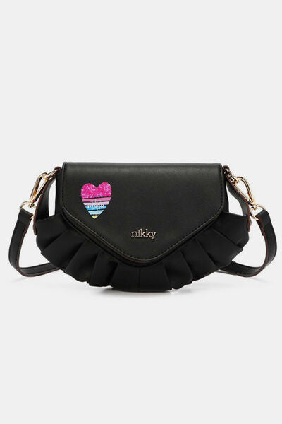 Nicole Lee USA Graphic Crossbody Bag Black One Size Bags