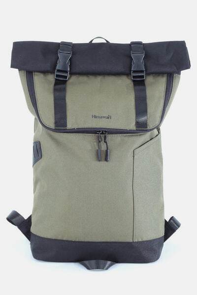 Himawari Contrast Waterproof Canvas Backpack Bag - Shop Style & More | Fresh Looks, Everyday Deals & Free Shipping
