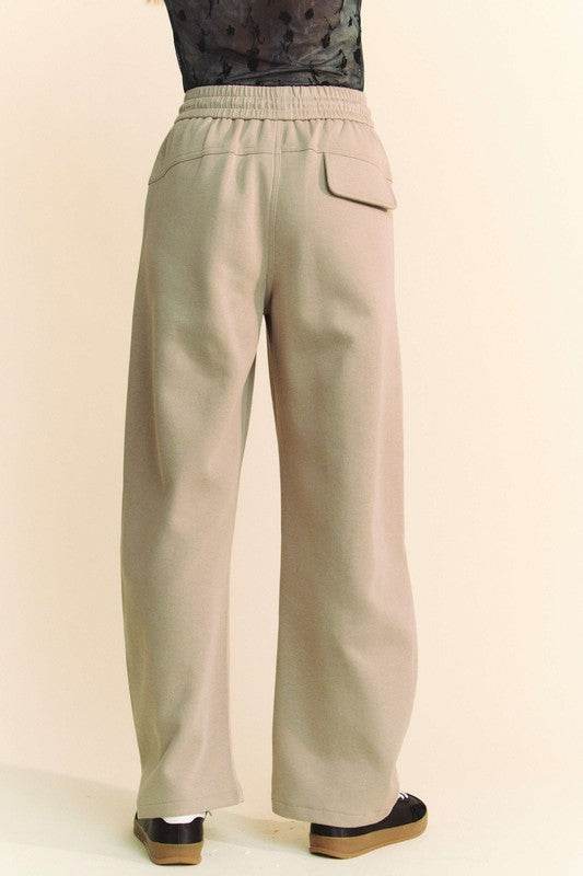 Davi & Dani Drawstring Wide Leg Sweatpants - Shop Style & More | Fresh Looks, Everyday Deals & Free Shipping