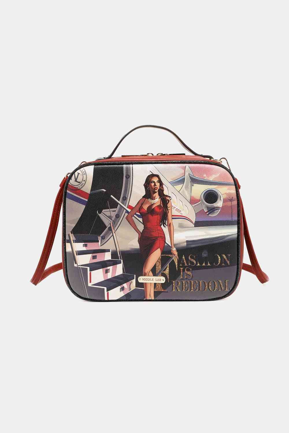 Nicole Lee USA Printed Handbag with Three Pouches - Shop Style & More | Fresh Looks, Everyday Deals & Free Shipping