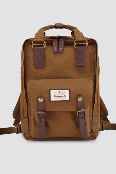 Himawari Contrast Waterproof Nylon Backpack Bag - Shop Style & More | Fresh Looks, Everyday Deals & Free Shipping