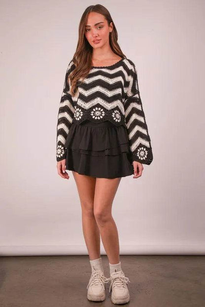 VERY J Riffled Tiered Layers Activewear Skirt with Shorts - Shop Style & More | Fresh Looks, Everyday Deals & Free Shipping