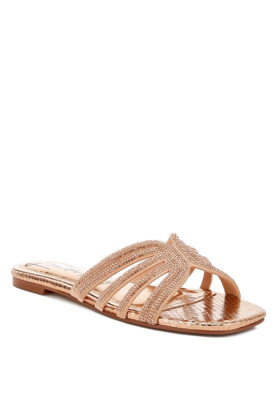 Dindy Rhinestone Cut Out Flats - Shop Style & More | Fresh Looks, Everyday Deals & Free Shipping