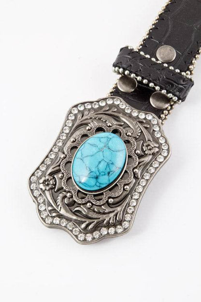 Oval Stone Buckle Fashion Belt - Shop Style & More | Fresh Looks, Everyday Deals & Free Shipping