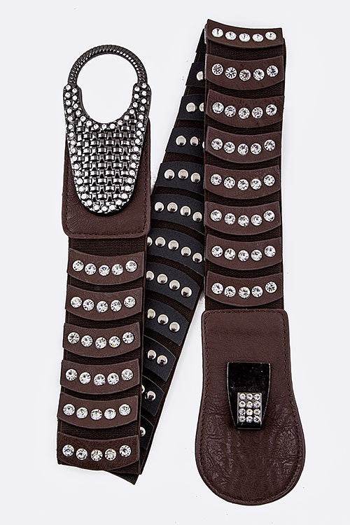 Crystal Fashion Stretchy Belt - Shop Style & More | Fresh Looks, Everyday Deals & Free Shipping