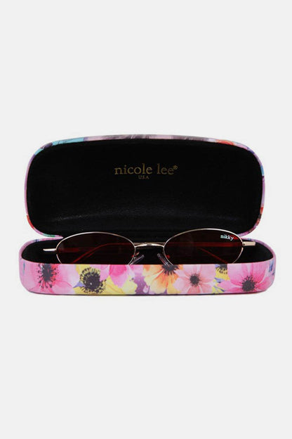 Nicole Lee USA Metal Frame Finley Oval Sunglasses - Shop Style & More | Fresh Looks, Everyday Deals & Free Shipping