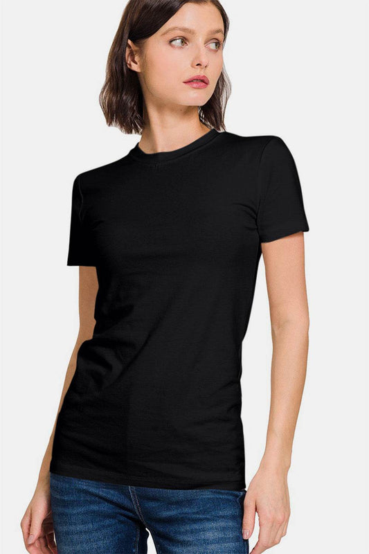 Zenana Crew Neck Short Sleeve T-Shirt - Shop Style & More | Fresh Looks, Everyday Deals & Free Shipping