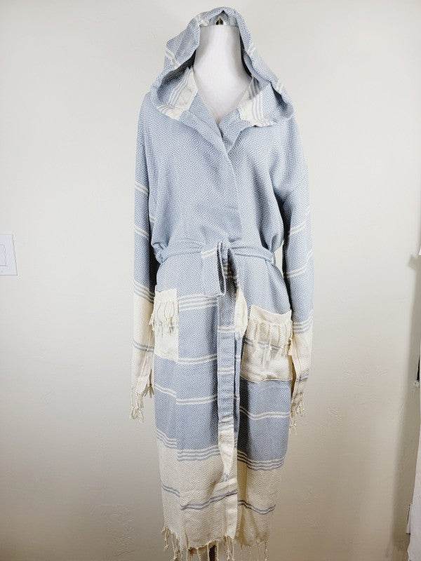 Unisex Robe, Beach or spa Robe with pockets - Sky - Shop Style & More | Fresh Looks, Everyday Deals & Free Shipping