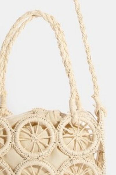 Fame Intricate Braided Wheels Crossbody Bag Bags