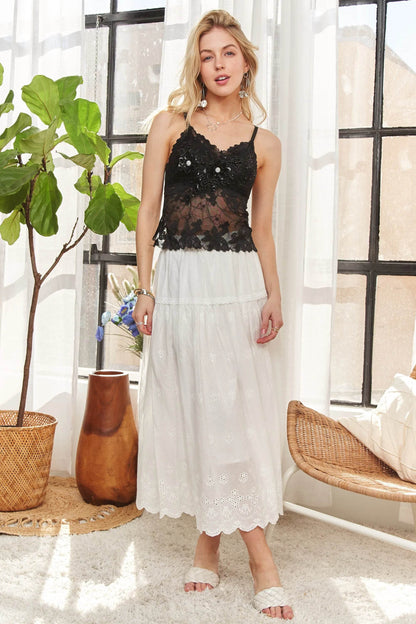 ADORA Rhinestone Accent Lace Bralette Top - Shop Style & More | Fresh Looks, Everyday Deals & Free Shipping