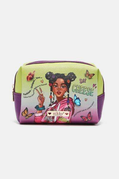 Nicole Lee USA Printed Extra Large Cosmetic Pouch - Shop Style & More | Fresh Looks, Everyday Deals & Free Shipping