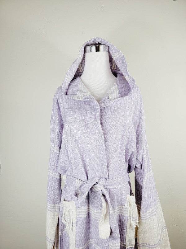 Unisex Robe, Beach or spa Robe with pockets - Lila - Shop Style & More | Fresh Looks, Everyday Deals & Free Shipping