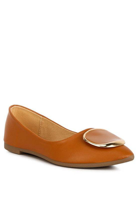 Karder Brooch Detail Ballet Flats - Shop Style & More | Fresh Looks, Everyday Deals & Free Shipping