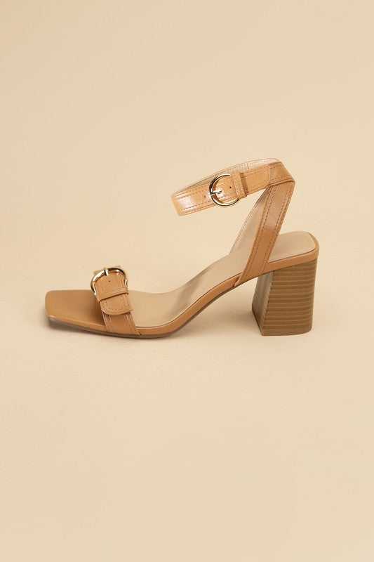 TREATY-S Buckle Sandal Heel Heels