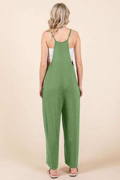 Culture Code Full Size Sleeveless Wide Leg Jumpsuit with Pockets - Shop Style & More | Fresh Looks, Everyday Deals & Free Shipping