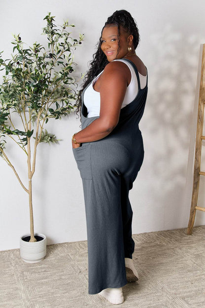 Double Take Full Size Wide Strap Overall with Pockets - Shop Style & More | Fresh Looks, Everyday Deals & Free Shipping