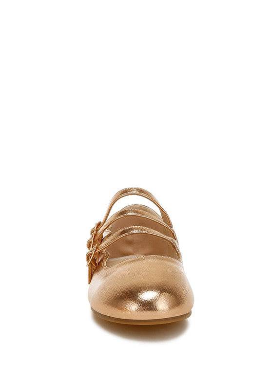 Macarina Triple Strap Mary Jane Ballerinas - Shop Style & More | Fresh Looks, Everyday Deals & Free Shipping