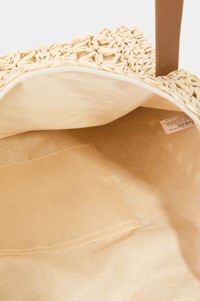 Fame Straw Braided Tote Bag - Shop Style & More | Fresh Looks, Everyday Deals & Free Shipping