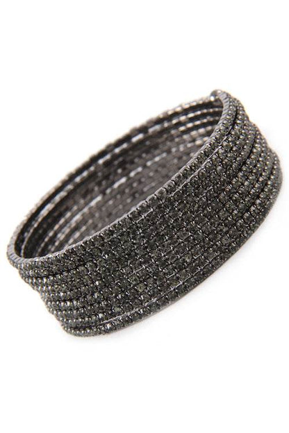 SPARKLY RHINESTONE CUFF BRACELET - Shop Style & More | Fresh Looks, Everyday Deals & Free Shipping