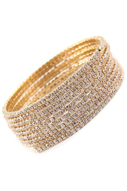 SPARKLY RHINESTONE CUFF BRACELET - Shop Style & More | Fresh Looks, Everyday Deals & Free Shipping