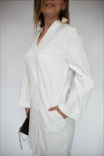 WRAPPED DRESS WIDE OPEN SLEEVES - Shop Style & More | Fresh Looks, Everyday Deals & Free Shipping