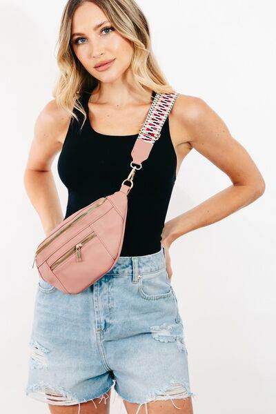 Fame PU Leather Crossbody Bag with Removable Strap - Shop Style & More | Fresh Looks, Everyday Deals & Free Shipping