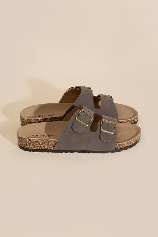 MARS-1 Buckle Strap Slides Sandals