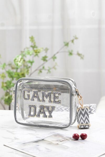 Zenana GAME DAY Stadium Approved Transparent Crossbody Bag Bags