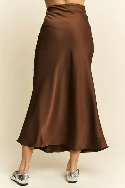 Davi & Dani High Waist Midi Skirt - Shop Style & More | Fresh Looks, Everyday Deals & Free Shipping