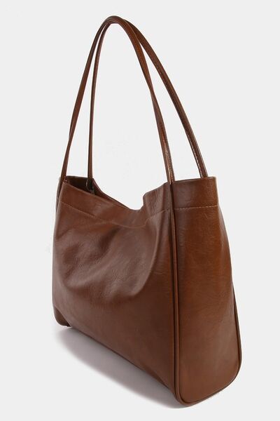 Fame Faux Leather Tote Bag Bags