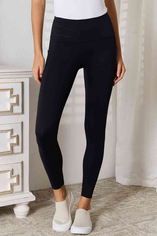 Basic Bae Wide Waistband Sports Leggings - Shop Style & More | Fresh Looks, Everyday Deals & Free Shipping