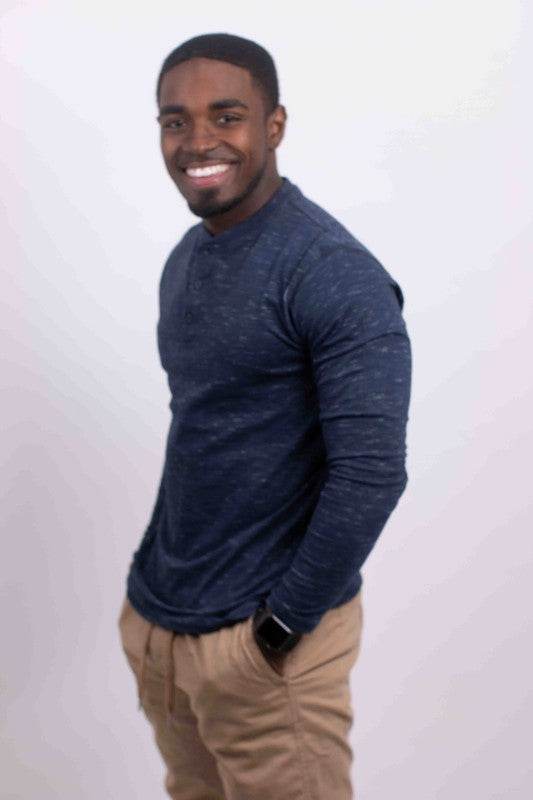Long Sleeves Henley T-shirt - Shop Style & More | Fresh Looks, Everyday Deals & Free Shipping