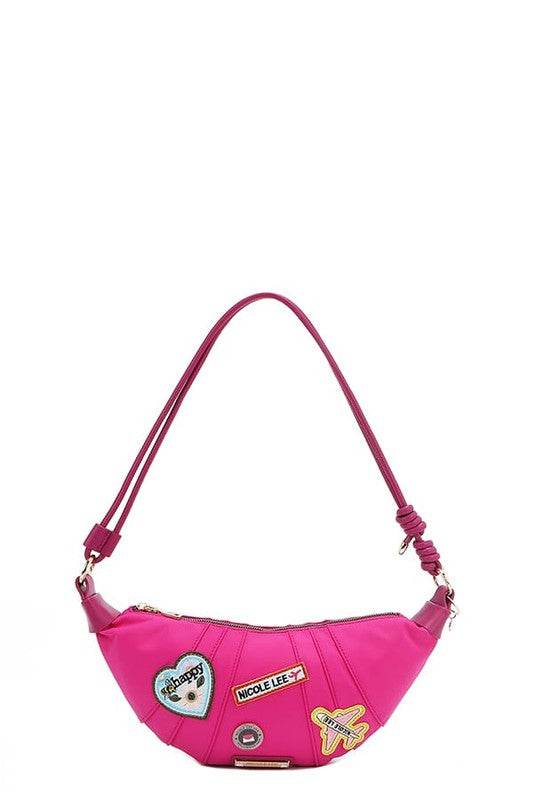 Nicole Lee USA Color Patch Croissant Bag - Shop Style & More | Fresh Looks, Everyday Deals & Free Shipping