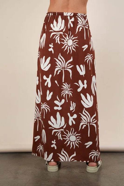 VERY J Printed Resort Midi Skirt - Shop Style & More | Fresh Looks, Everyday Deals & Free Shipping