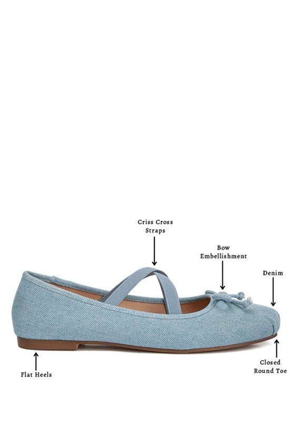 Arimer Criss Cross Strap Ballet Flats - Shop Style & More | Fresh Looks, Everyday Deals & Free Shipping