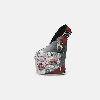 Nicole Lee USA Vegan Leather Leopard & Lip Pattern Crossbody Bag - Shop Style & More | Fresh Looks, Everyday Deals & Free Shipping