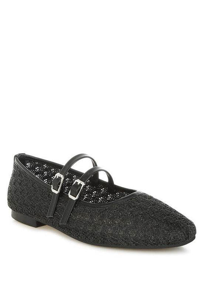 Warena Pin Buckle Strapped Ballerinas - Shop Style & More | Fresh Looks, Everyday Deals & Free Shipping