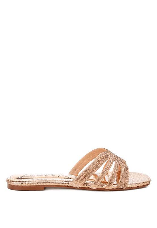 Dindy Rhinestone Cut Out Flats - Shop Style & More | Fresh Looks, Everyday Deals & Free Shipping