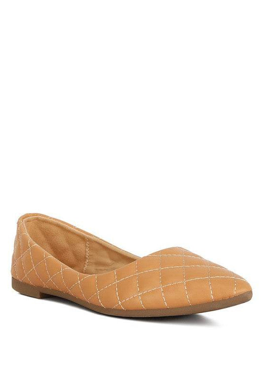 Rikhani Quilted Detail Ballet Flats - Shop Style & More | Fresh Looks, Everyday Deals & Free Shipping