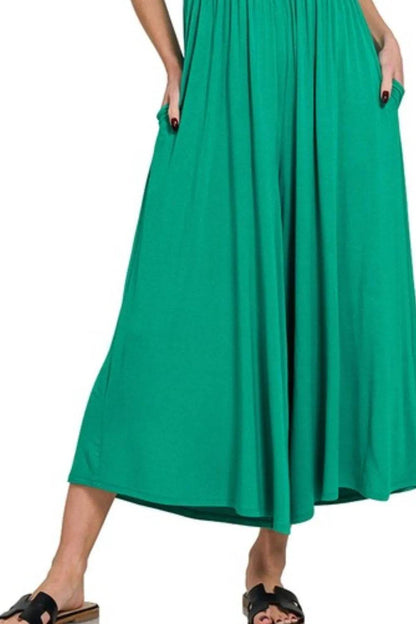 Zenana Double Layered Short Sleeve Jumpsuits - Shop Style & More | Fresh Looks, Everyday Deals & Free Shipping