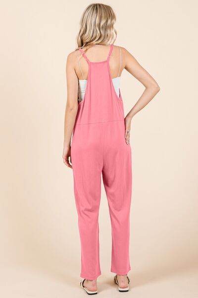 Culture Code Full Size Sleeveless Jumpsuit with Pockets - Shop Style & More | Fresh Looks, Everyday Deals & Free Shipping