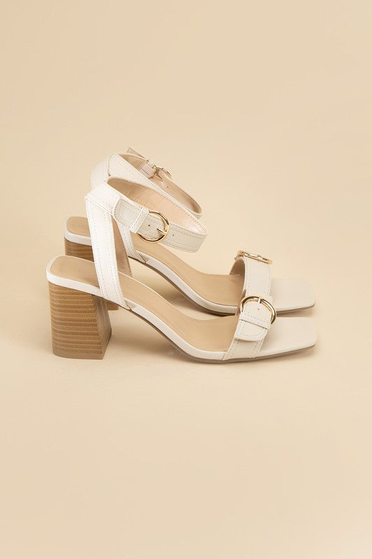 TREATY-S Buckle Sandal Heel Heels