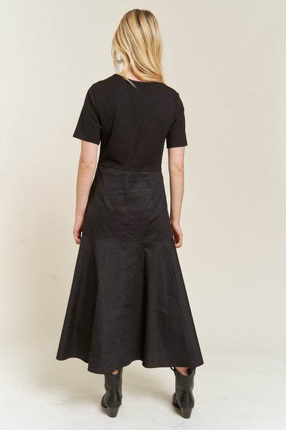 KNIT MIX DRESS - Shop Style & More | Fresh Looks, Everyday Deals & Free Shipping